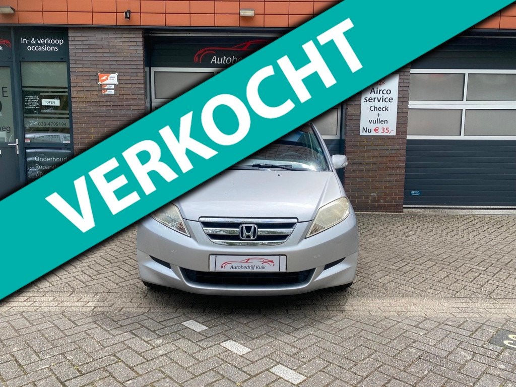 Honda FR-V 2.0i Lifestyle vol optie,s, Auto's, Honda, Voorwielaandrijving, 1998 cc, Stof, Gebruikt