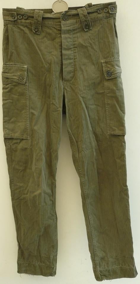Broek, Gevechts, Uniform VT, M67, KL, maat: 78/80, 1974.(3), Verzamelen, Ophalen of Verzenden, Landmacht, Nederland, Kleding of Schoenen