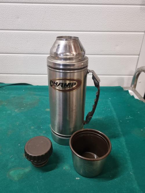 thermoskan 1 liter steelness 18.8, Ophalen of Verzenden, 'T Olde Gre-j, Info@toldegrej.nl, Endepoelstraat 20f Didam