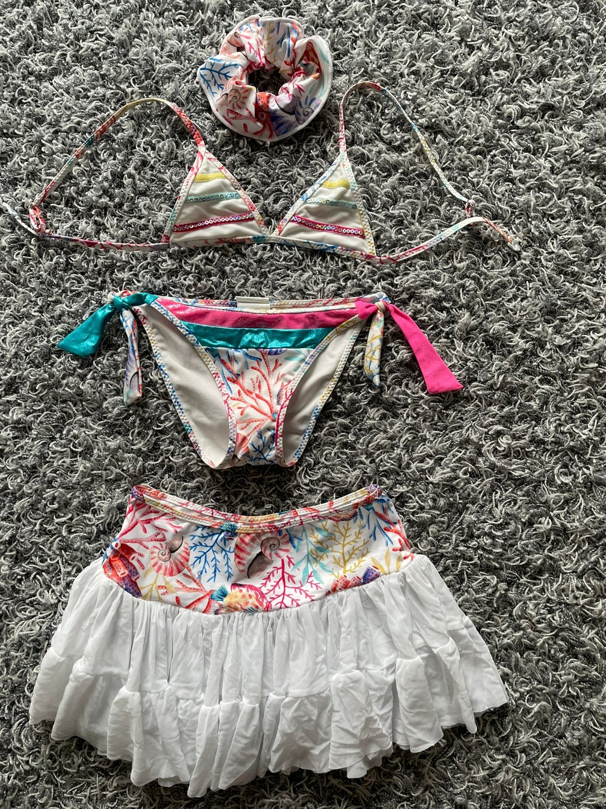 Pathé de sable bikini met bijpassend rokje 4 jaar, Ophalen of Verzenden, Zo goed als nieuw, Meisje, Bikiniset
