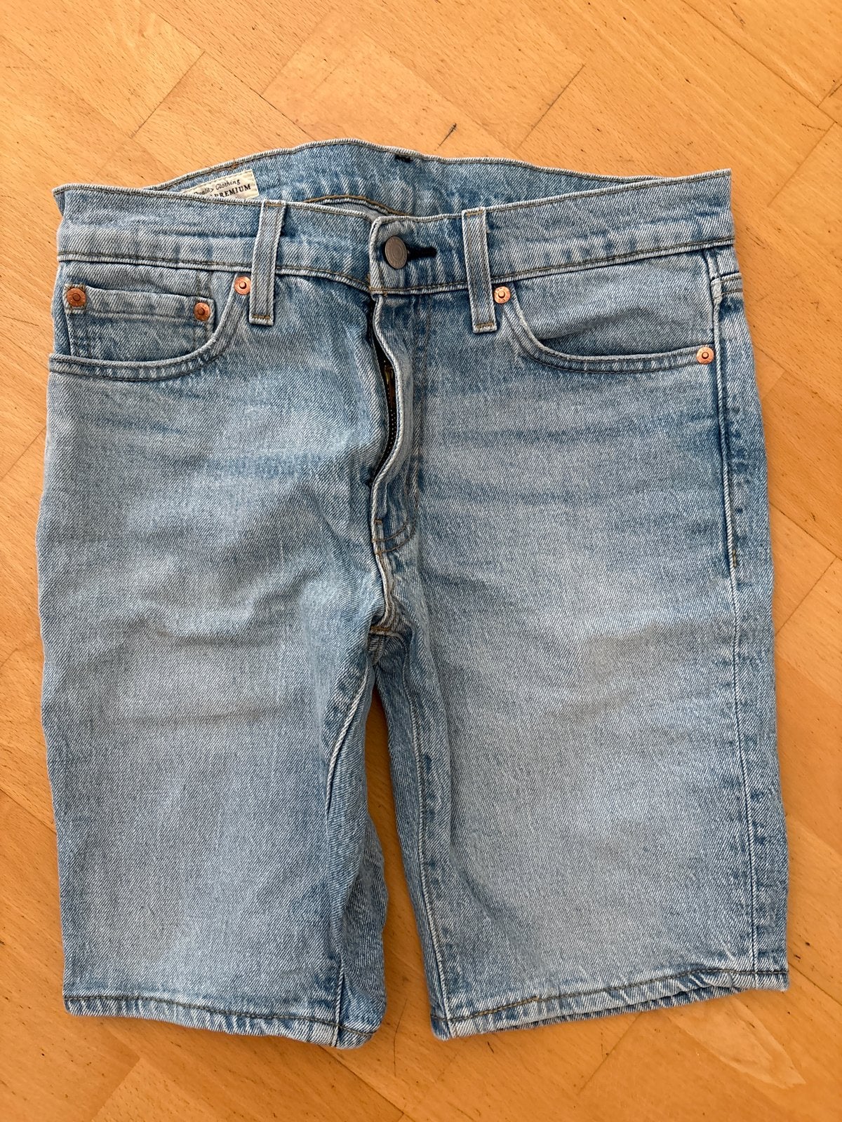 Levi's 511 denim shorts - W29L - Zo goed als nieuw, Kleding | Heren, Spijkerbroeken en Jeans, Ophalen, Zo goed als nieuw, Blauw