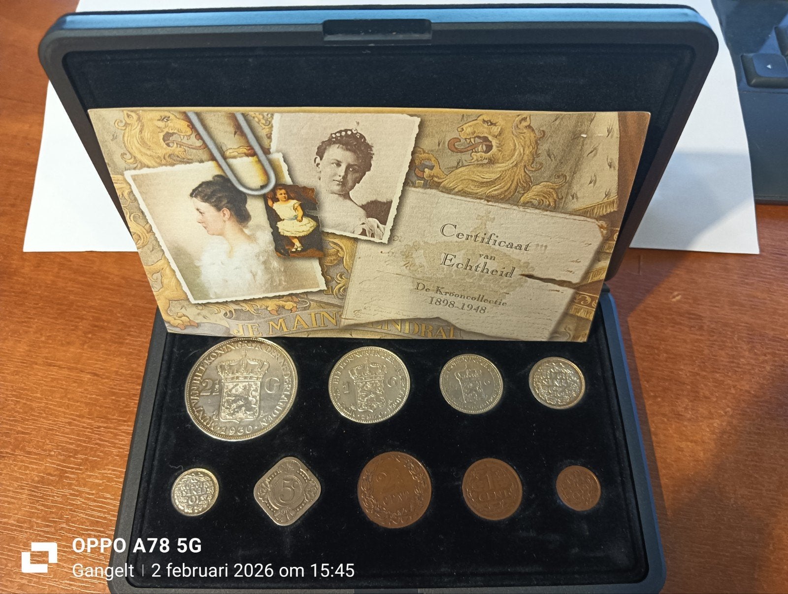 De Krooncollectie 1898-1948: Munten Koningin Wilhelmina, Setje, Zilver, Koningin Wilhelmina, Overige waardes
