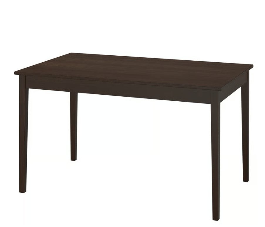 Ikea eettafel Nasinge met stoelen te koop, Ophalen, Gebruikt, 50 tot 100 cm, Eikenhout
