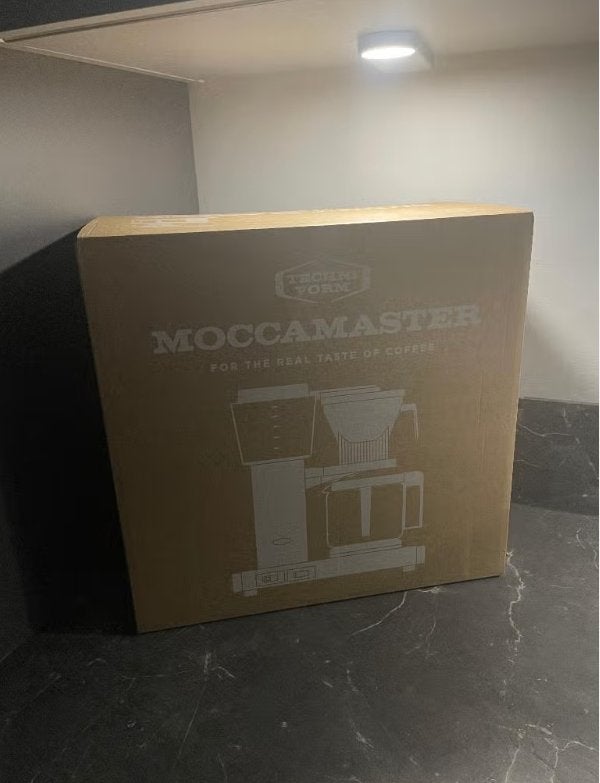 DE Douwe Egberts Moccamaster NIEUW, Gemalen koffie, Ophalen of Verzenden, 4 tot 10 kopjes, Afneembaar waterreservoir