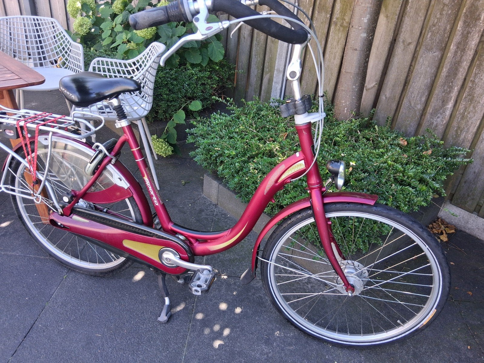 Sparta Amazone Moederfiets 57cm, Fietsen en Brommers, Fietsen | Dames | Moederfietsen, Ophalen, Sparta, Gebruikt, Versnellingen