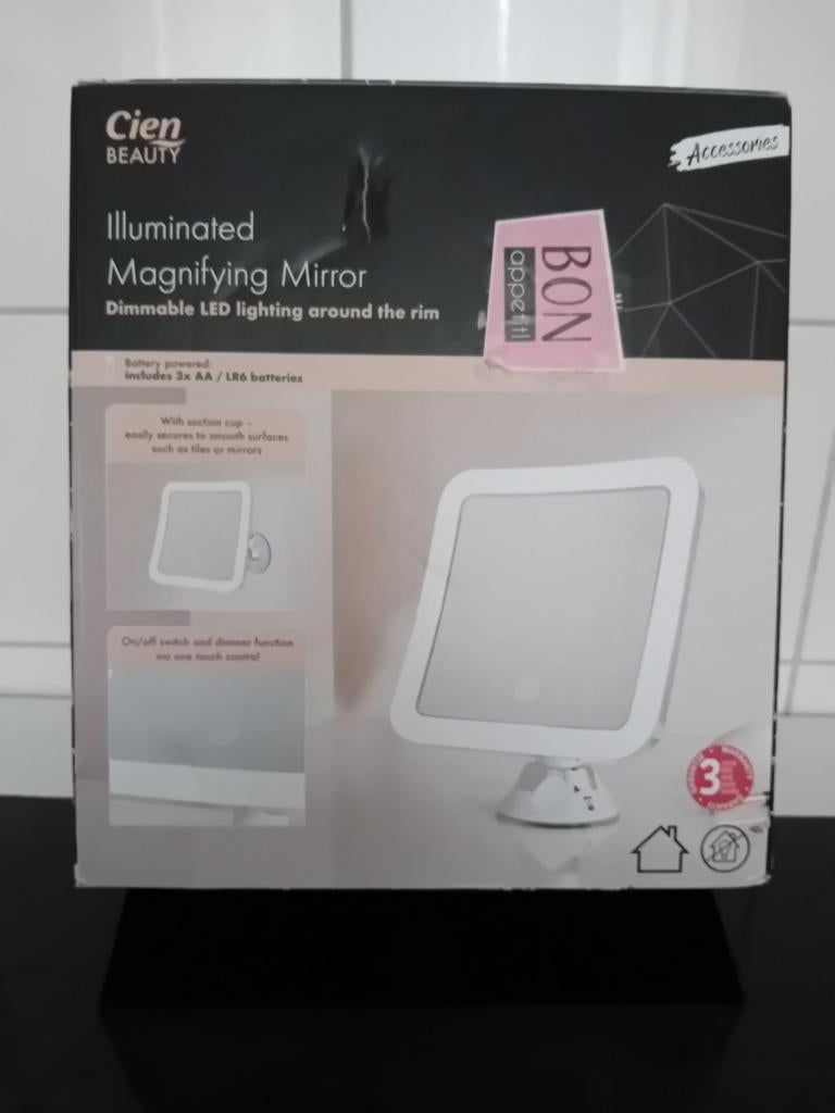 Make-up spiegel met led 5x vergroting. Nieuw, Auto-onderdelen, Ophalen, Nieuw