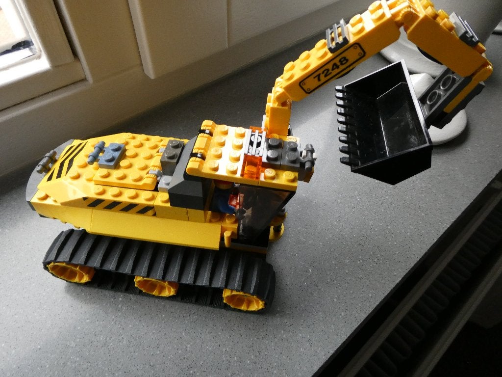 Lego City Graafmachine 7248 met instructies, Kinderen en Baby's, Speelgoed | Duplo en Lego, Lego, Compleet, Ophalen of Verzenden