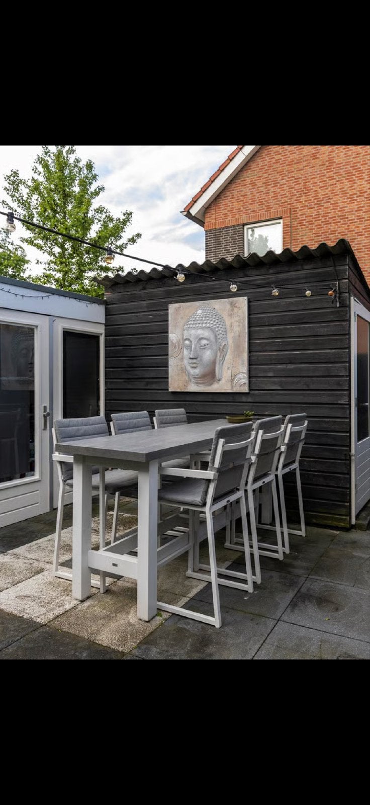 Life buiten tuinset, Tuin en Terras, Ophalen, 6 zitplaatsen, Aluminium, Zo goed als nieuw