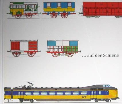 Auf der Schiene. Die geschichte der Reisezug- und Güterwagen, Ophalen of Verzenden, Zo goed als nieuw, Tractor en Landbouw