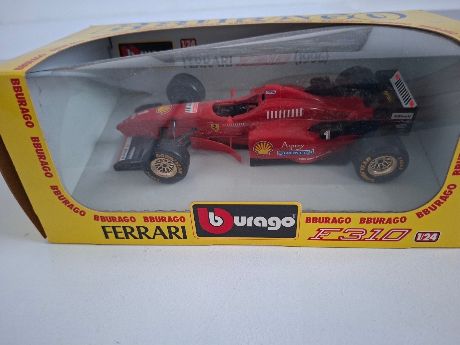 Bburago Ferrari F310 (1996) Formule 1 modelauto 1:24, Ophalen of Verzenden, Nieuw, Auto, Bburago