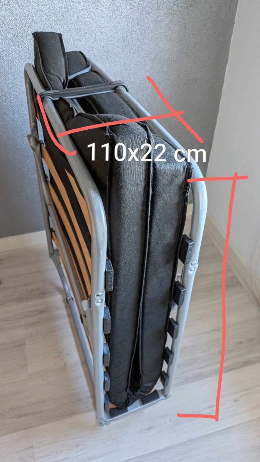 logeerbed, Ophalen, Gebruikt, Eenpersoons, 190 cm of minder