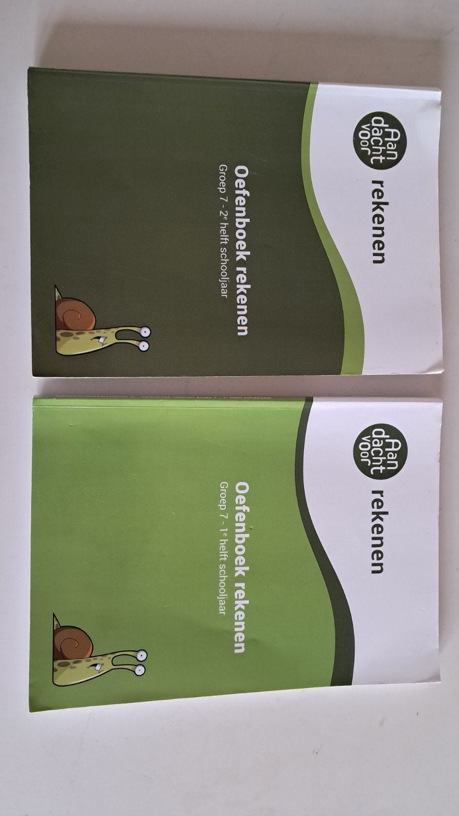 Oefenboeken rekenen Groep 7 - 1e en 2e helft schooljaar, Ophalen of Verzenden, Gelezen, Overige vakken