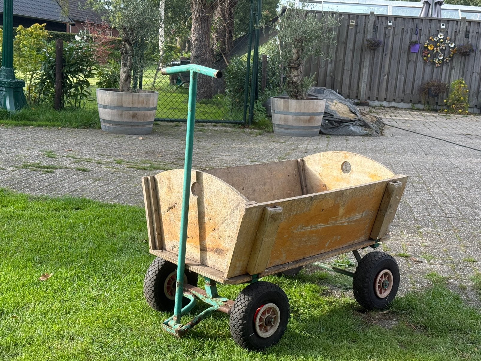Opknapper leuke bolderkar, Ophalen, Gebruikt