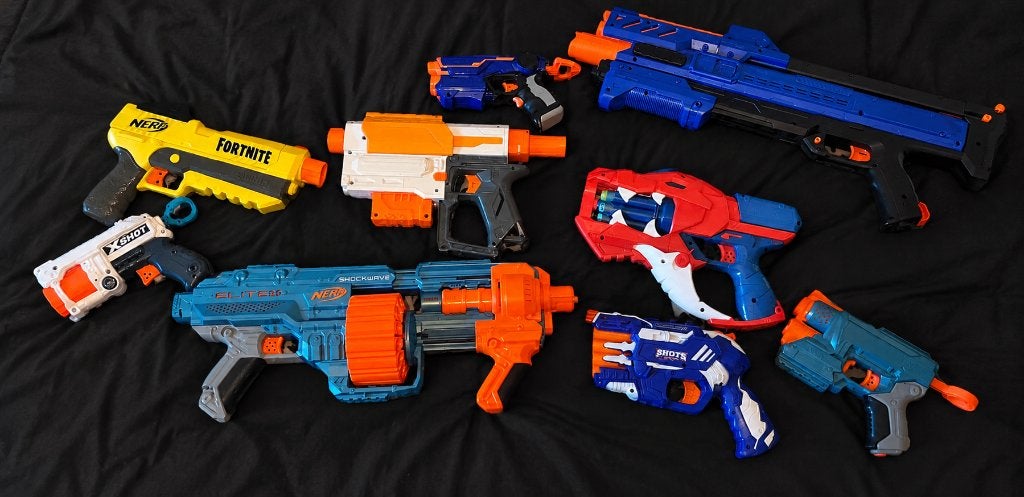 Nerf speelgoed, Kinderen en Baby's, Ophalen, Zo goed als nieuw