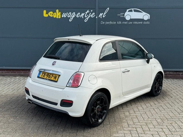Fiat 500 1.2 500S *stoelverw. *16 inch *complete historie, Voorwielaandrijving, Gebruikt, 4 cilinders, 840 kg