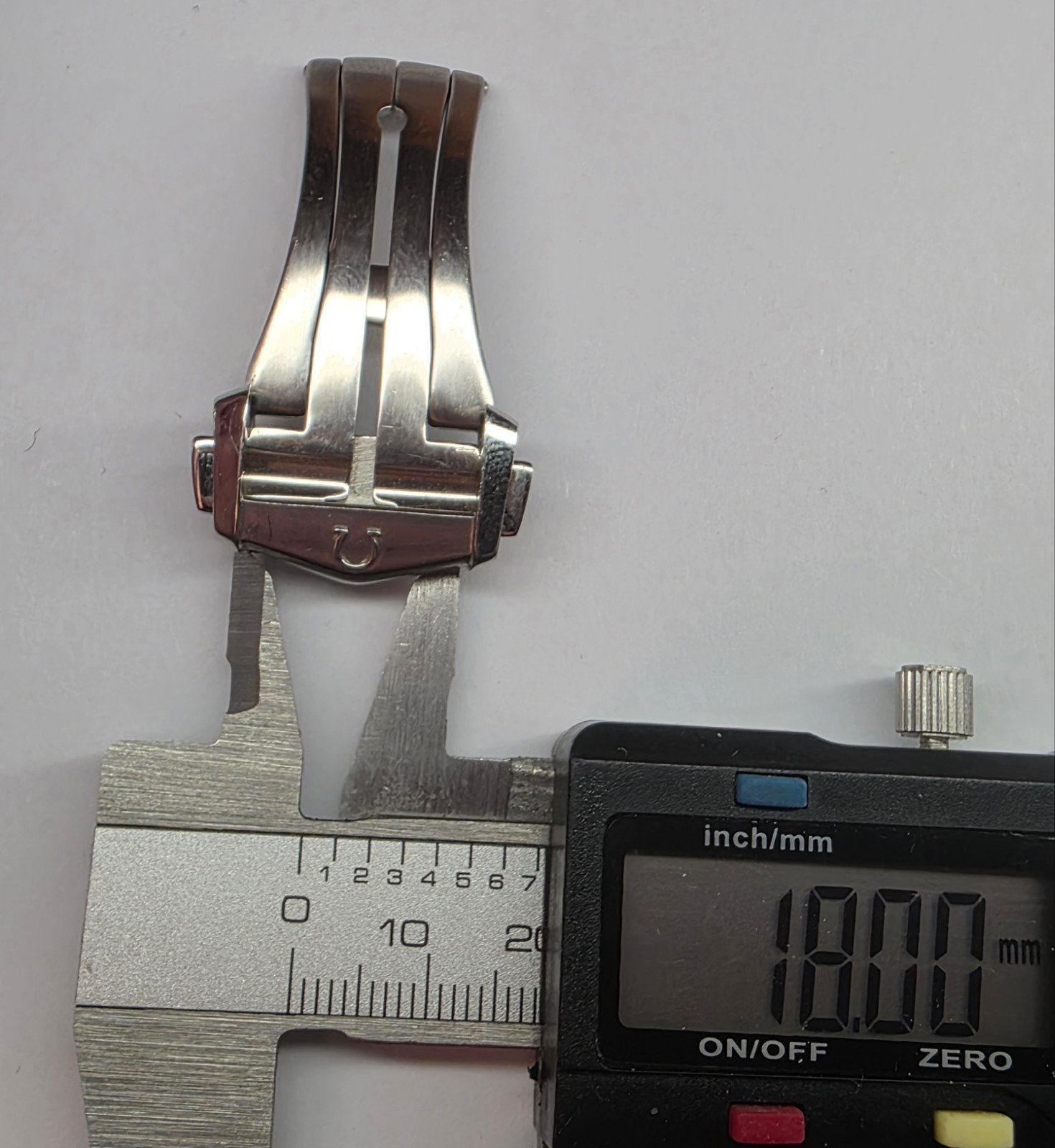 Omega Buckle / Clip gesp 18 mm, ., Ophalen of Verzenden, Zo goed als nieuw, Omega
