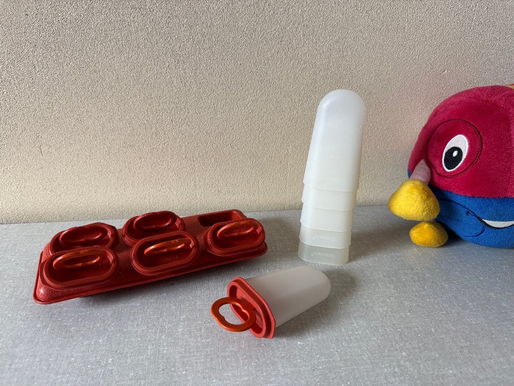 TUPPERWARE ijsvormpjes - zelf ijsjes maken ijsvormen, Ophalen of Verzenden, Gebruikt, Overige typen, Vaatwasserbestendig