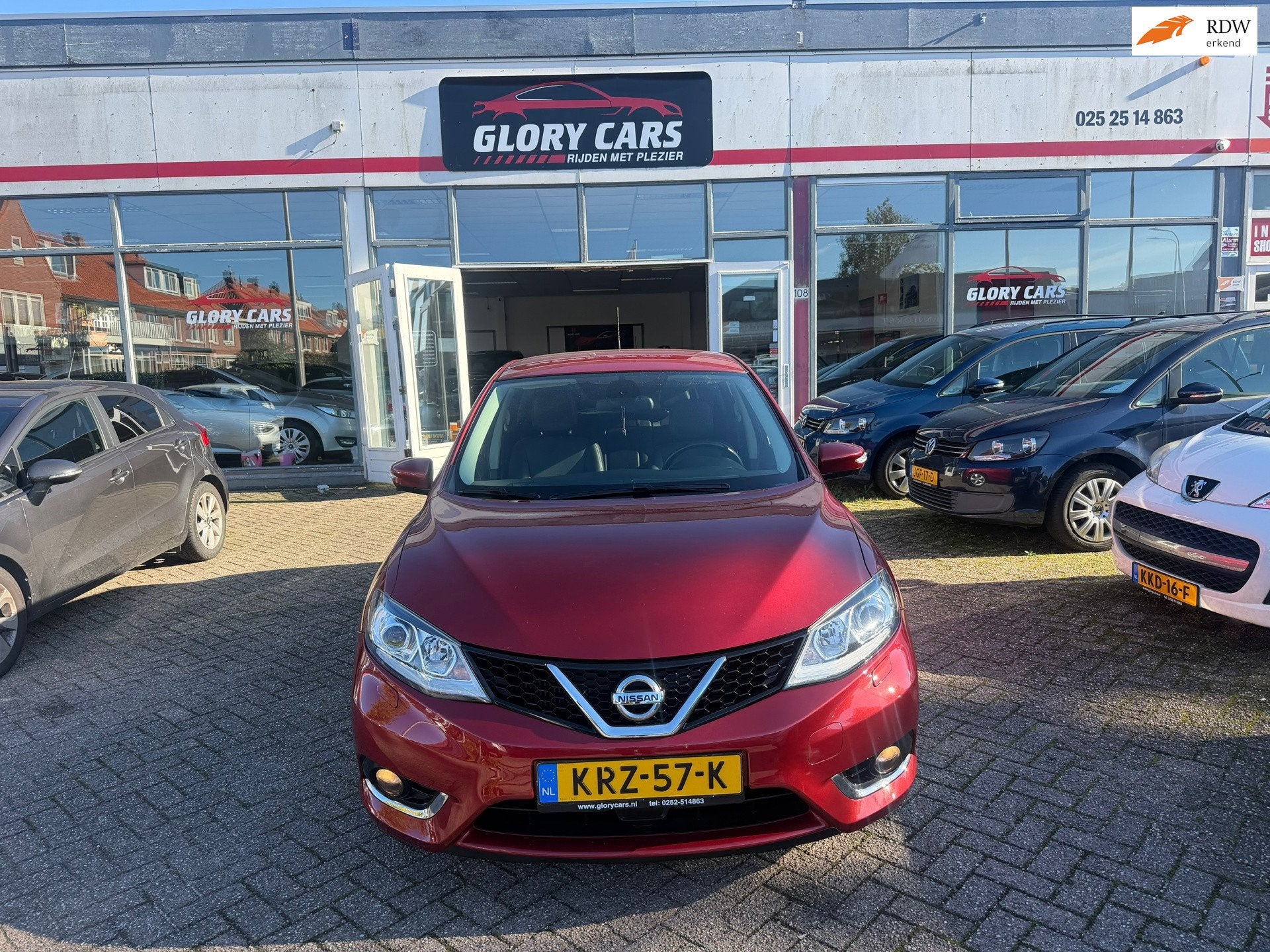 Nissan Pulsar 1.2 DIG-T Business AUTOMAAT-NAVI-CAMERA-LEER-C, Auto's, Euro 5, Gebruikt, 4 cilinders, 116 pk
