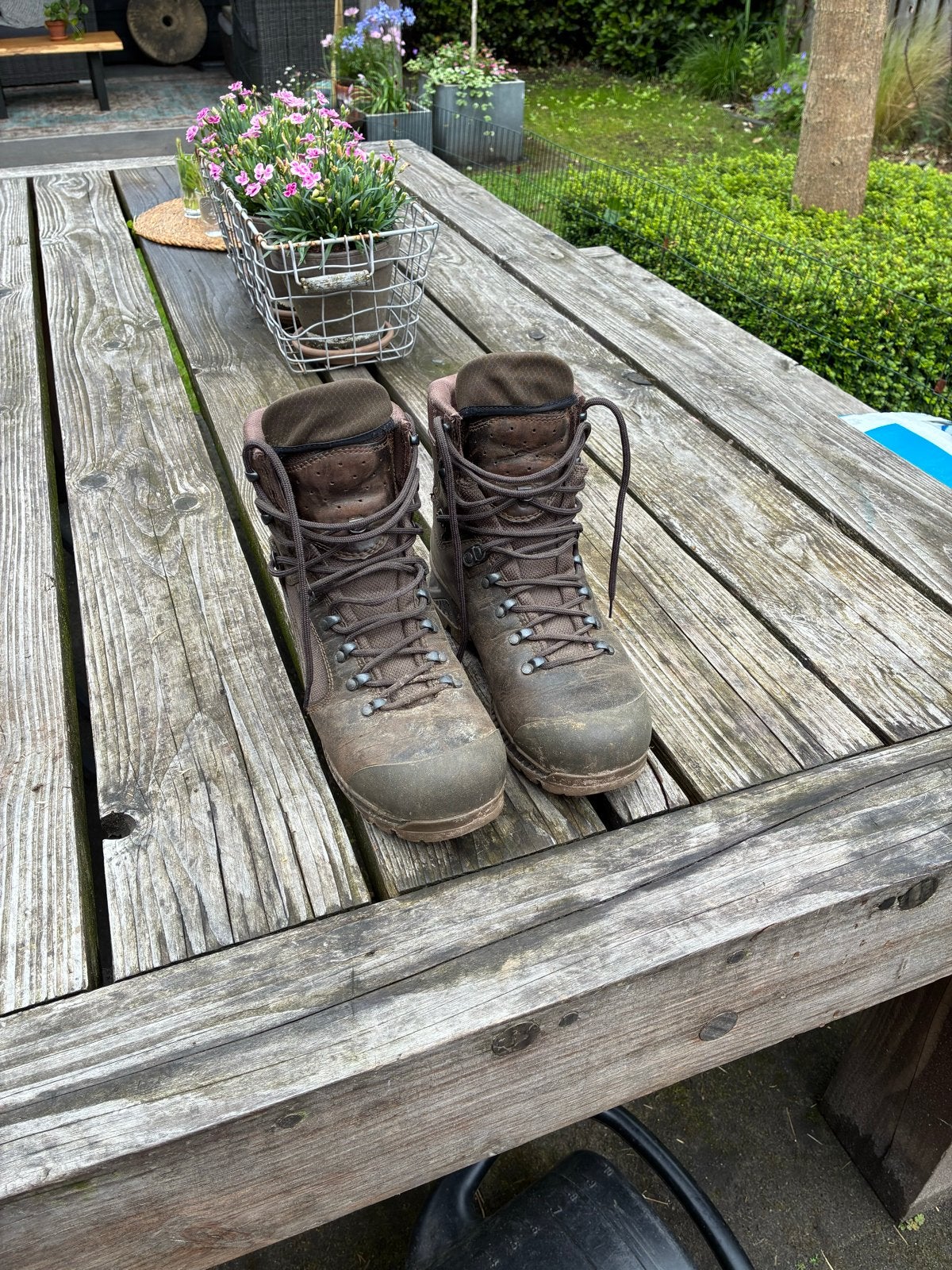 Meindl Gevechtslaars Licht GTX Bruin Maat 42,5, Bruin, Ophalen of Verzenden, Gedragen, Wandelschoenen of Bergschoenen