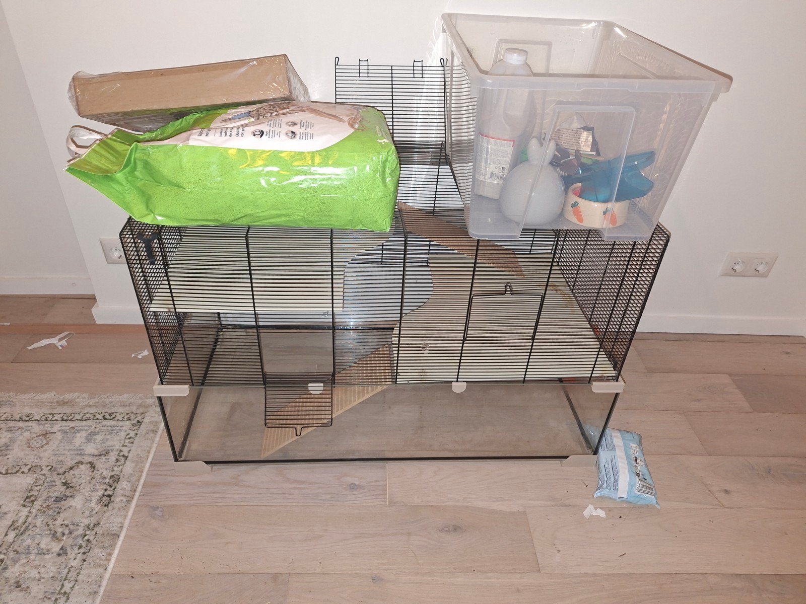 hamster kooi teranium met toebehoren, Dieren en Toebehoren, Minder dan 60 cm, Kooi, Minder dan 75 cm, Ophalen of Verzenden