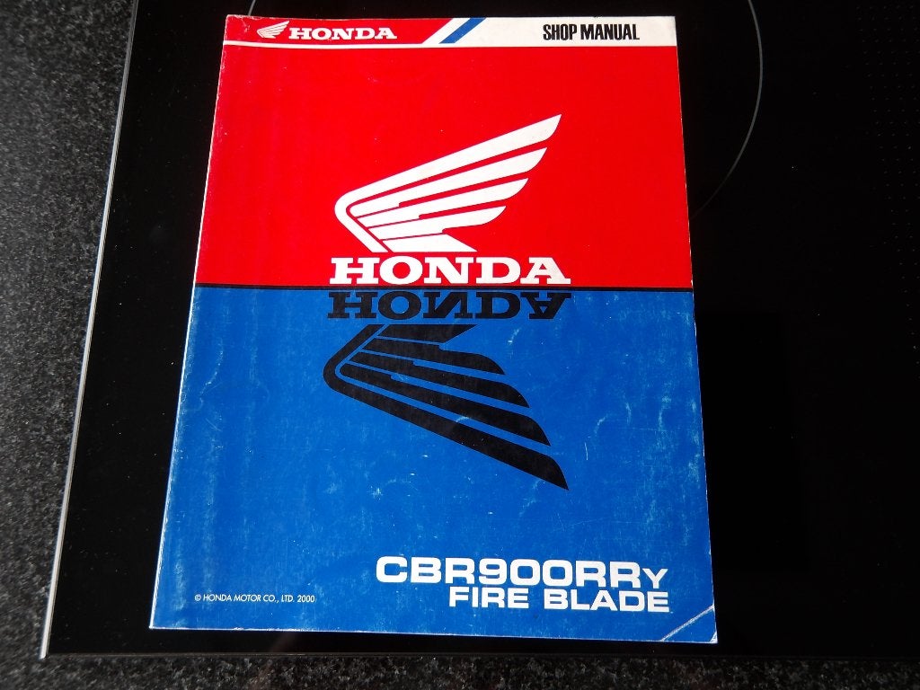 Werkplaatshandboek Honda CBR900RR Fire Blade 2000, Motoren, Handleidingen en Instructieboekjes, Verzenden, Honda