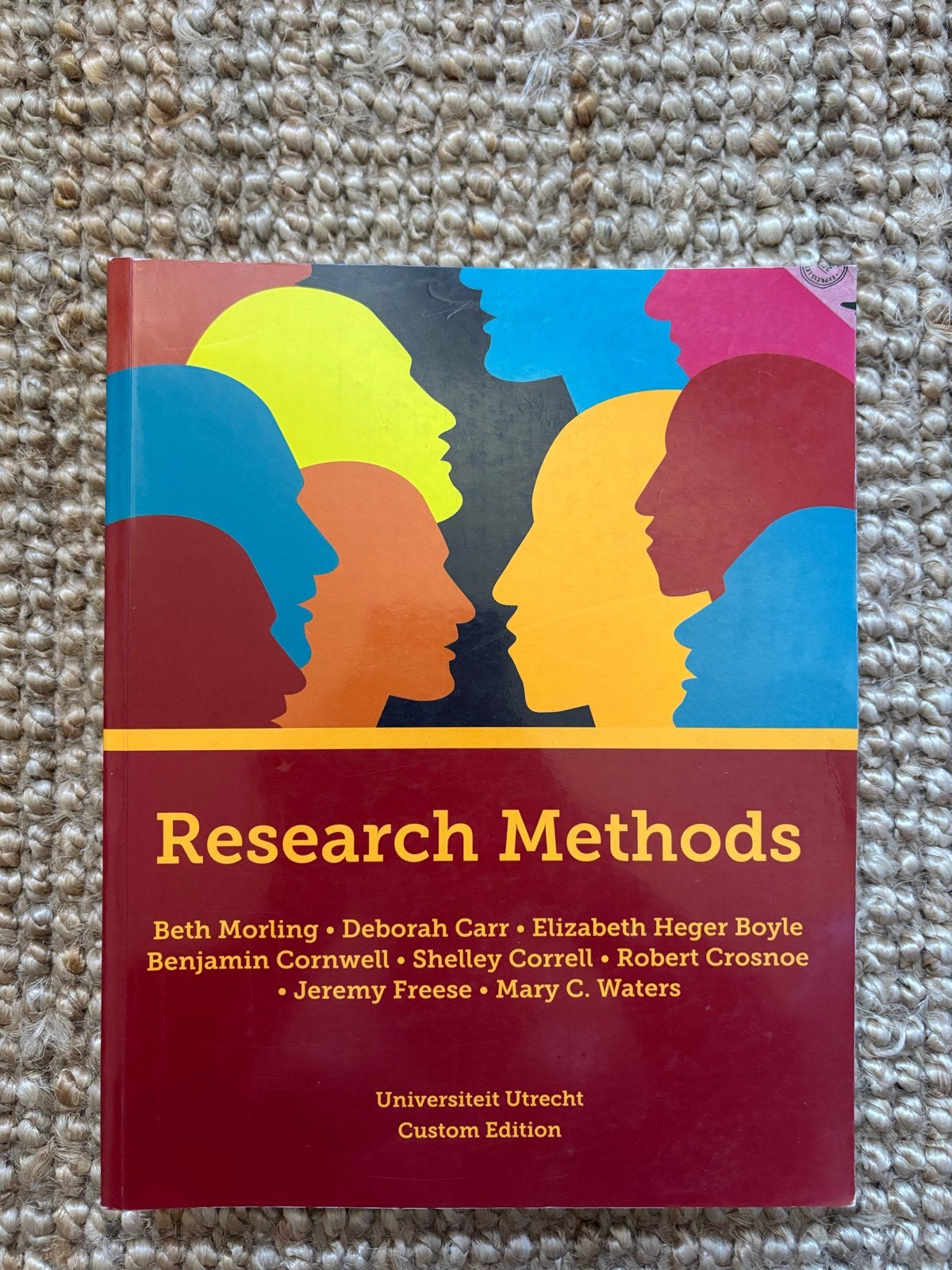 Research Methods - Universiteit Utrecht Custom Edition, Ophalen of Verzenden, Gamma, Zo goed als nieuw, WO