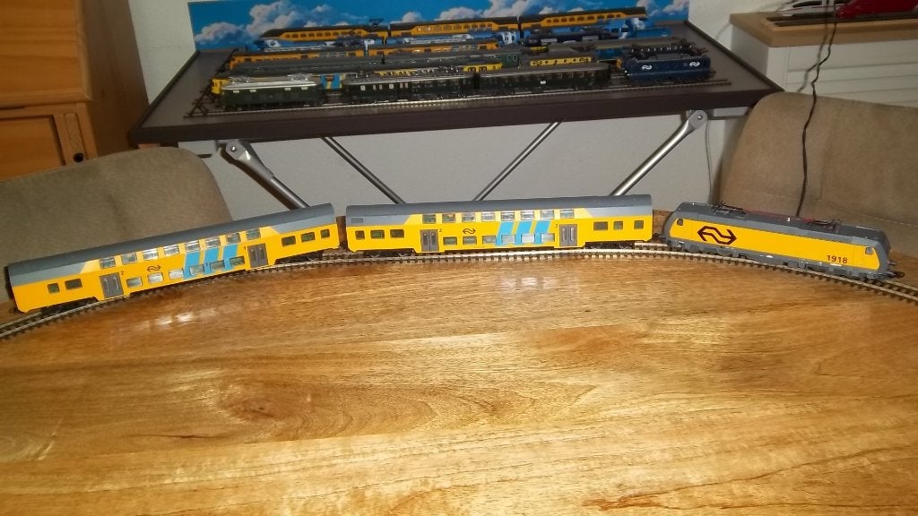 Piko 96975 HO Elektrische locomotief 1918 met 2  NS wagons, Ophalen, Gelijkstroom, Analoog, Piko