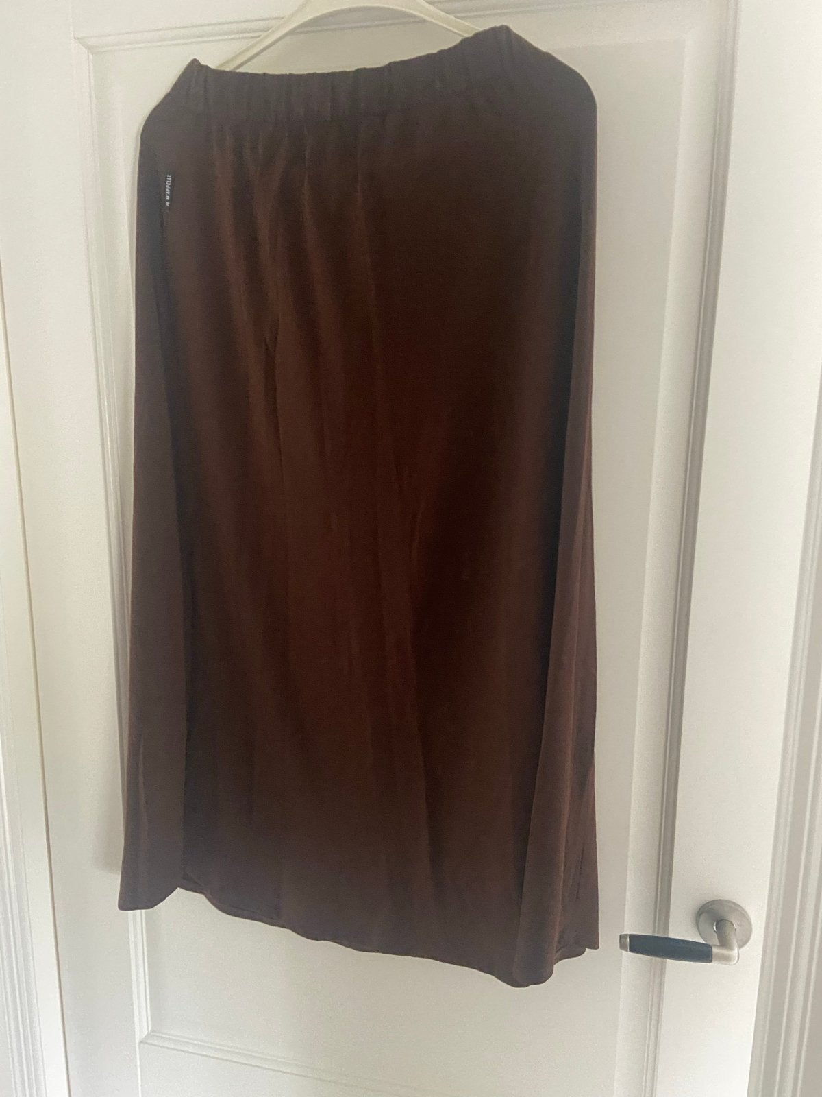 Bruine lange soepele rok van je m’appelle, Maat 38/40 (M), Bruin, Ophalen of Verzenden, Gedragen