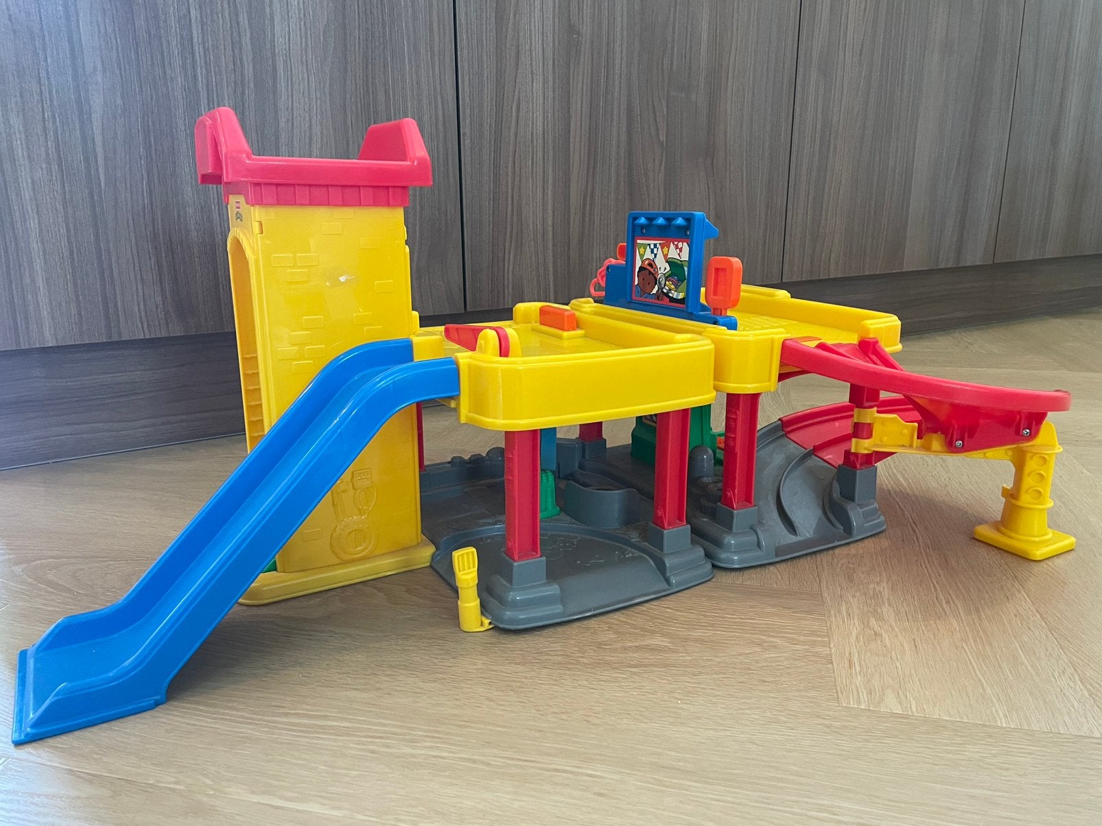 Fisherprice garage / tankstation, Ophalen, Gebruikt, Jongen of Meisje