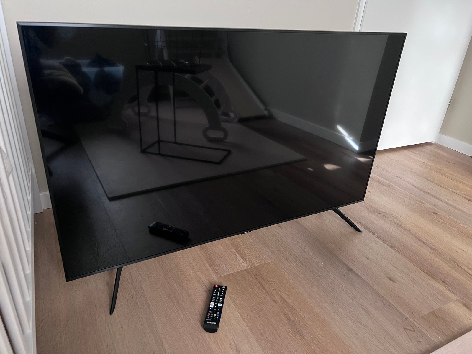 Samsung 55 inch smart tv incl muurbeugel, Ophalen, Gebruikt, 50 Hz, Samsung