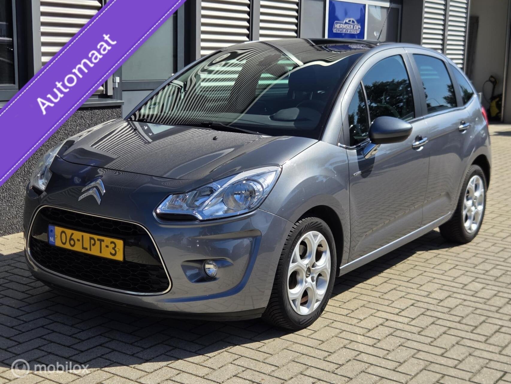 Citroen C3 1.6 VTi Exclusive automaat Panoramadak, Auto's, Euro 5, Gebruikt, 4 cilinders, 49 €/maand