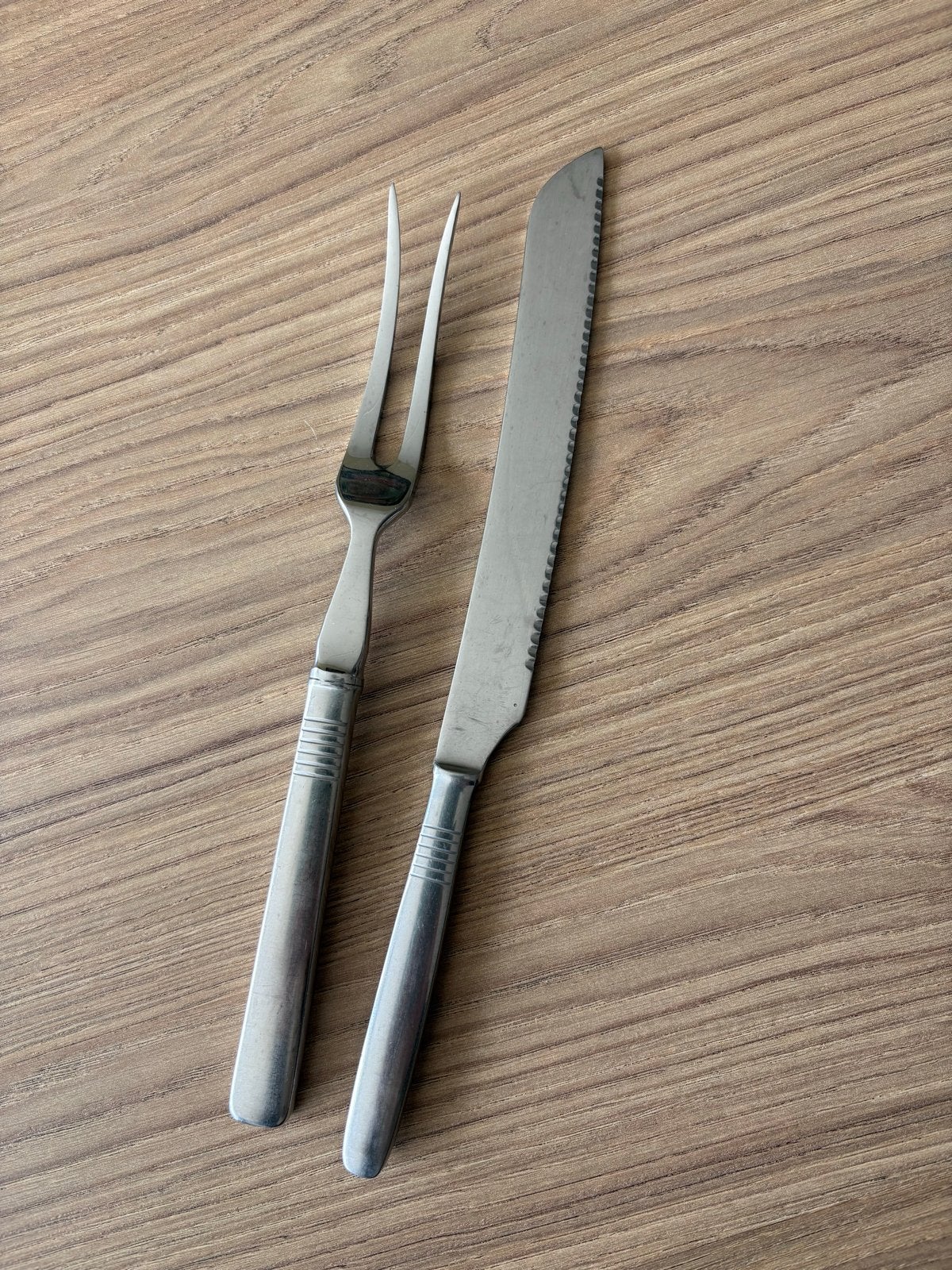 Gero Zilmeta nr 510 broodmes en vleesvork, Ophalen of Verzenden