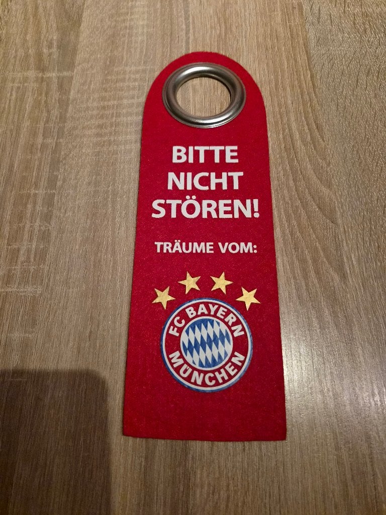 Deurhanger FC Bayern Munchen, Verzamelen, Ophalen of Verzenden, Zo goed als nieuw, Buitenlandse clubs, Vaantje of Sjaal