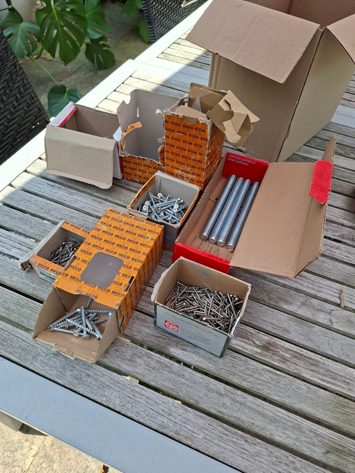 Partij Torx schroeven. Allerlei maten. Koopje !, Ophalen, Nieuw, Minder dan 50 mm, Schroeven