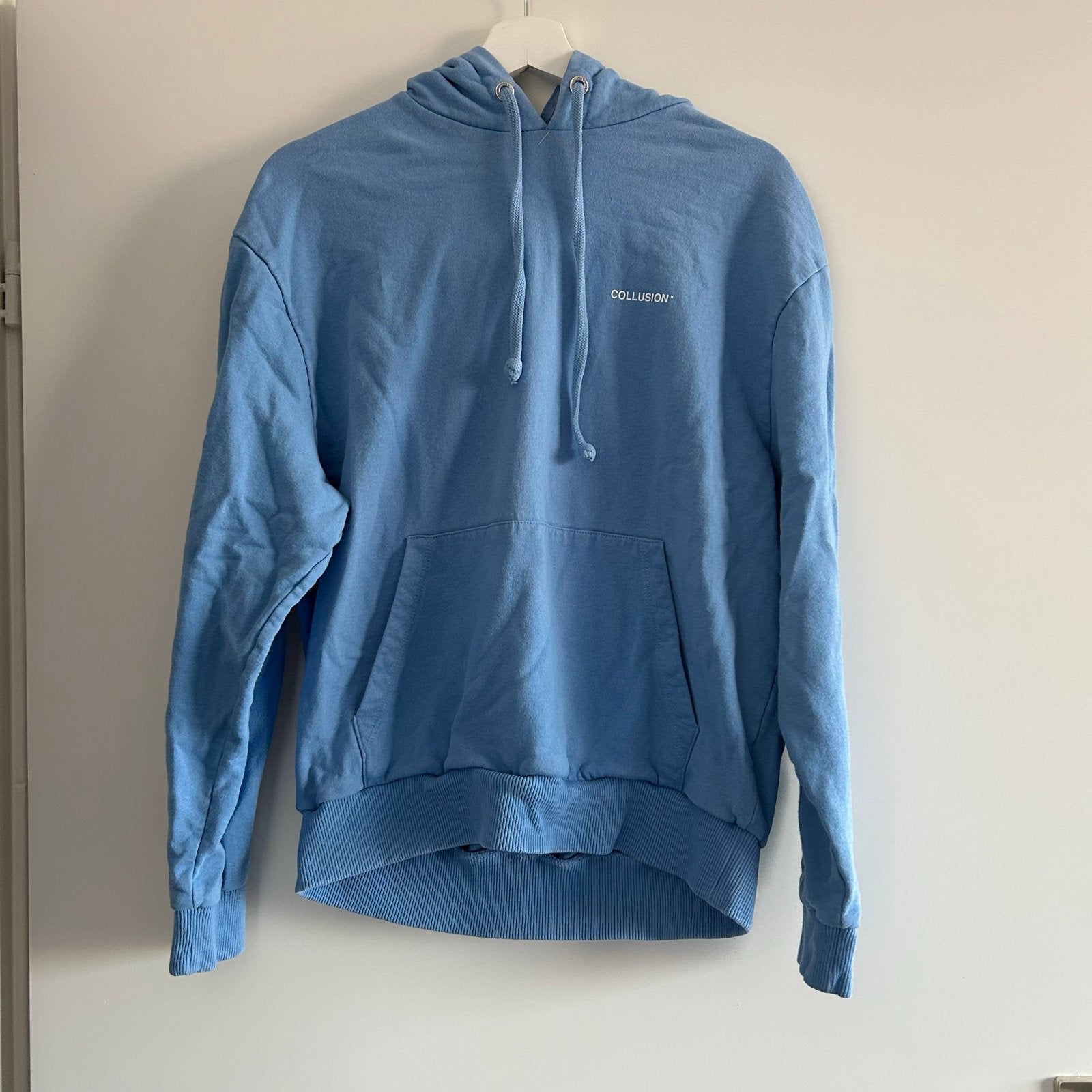 Collusion Hoodie Maat S - Gedragen, Goede Staat, Kleding | Dames, Ophalen of Verzenden, Gedragen, Maat 36 (S), Blauw