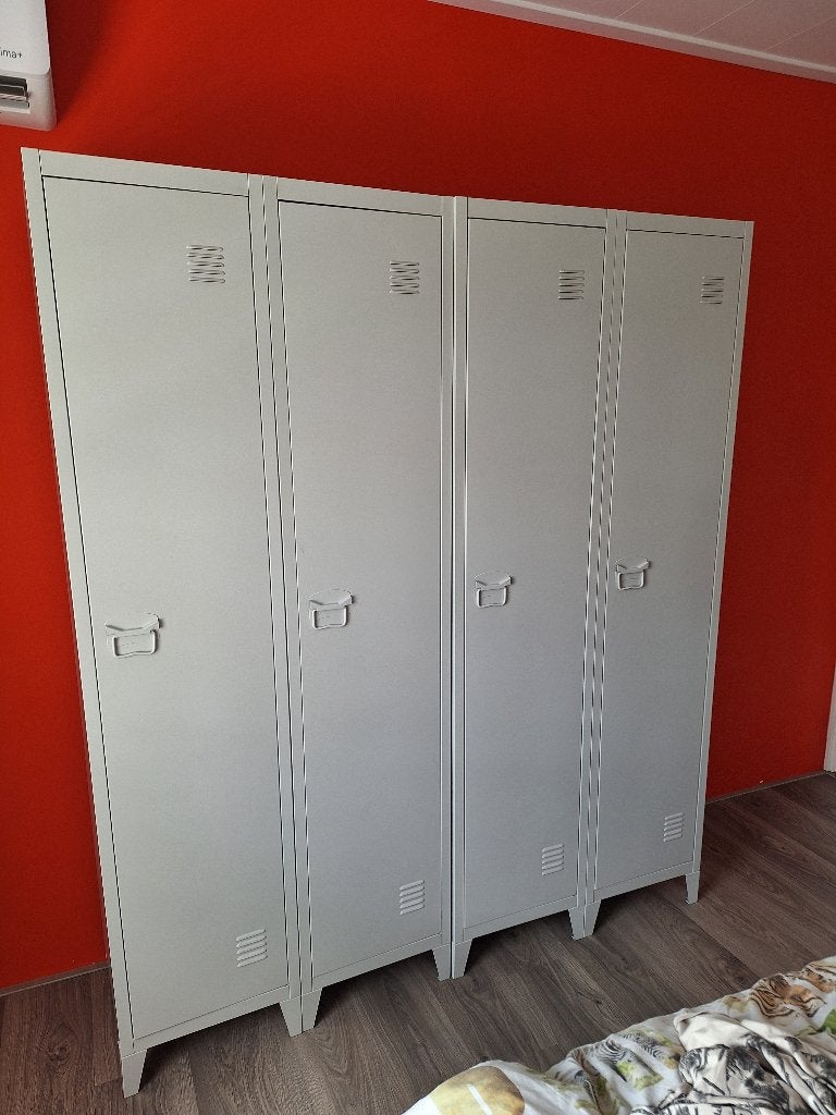 4 locker kasten, Huis en Inrichting, Kasten | Lockerkasten, Ophalen, Zo goed als nieuw