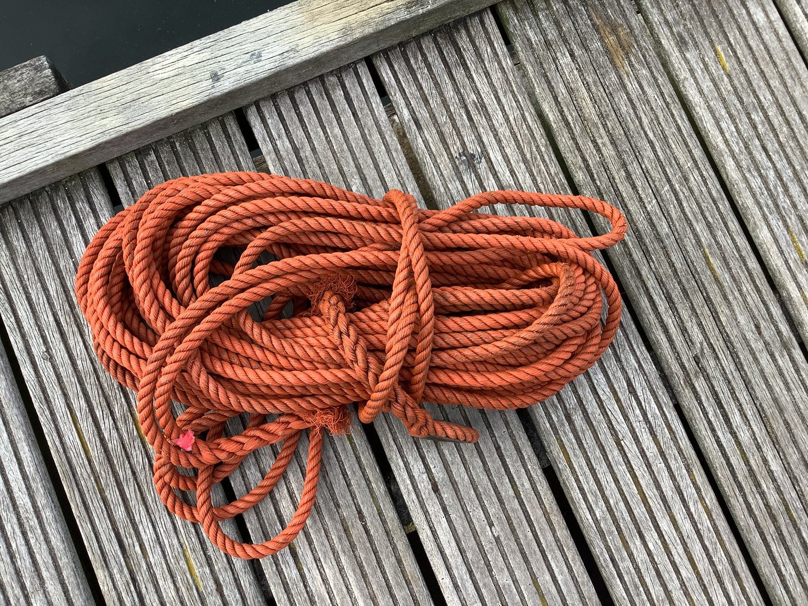 Nylon touw 25 meter 13 mm, Ophalen of Verzenden, Zo goed als nieuw, Overige typen