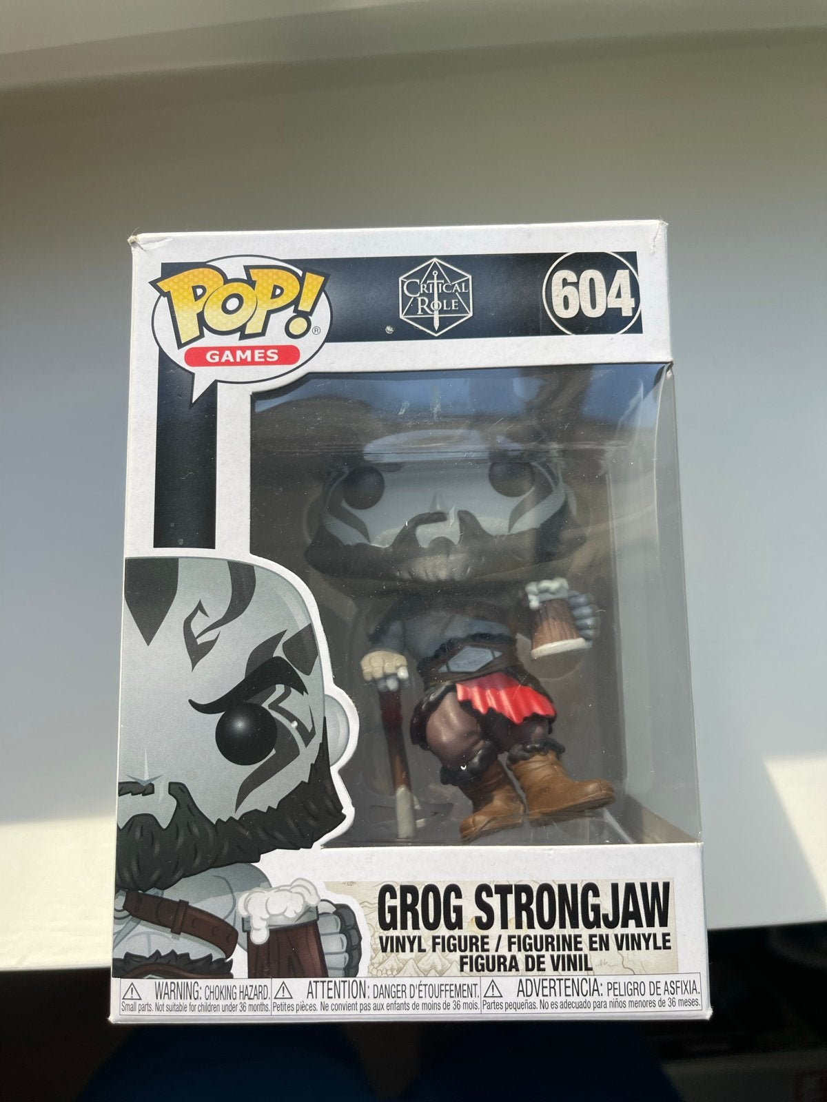 Funko Pop! Games: Critical Role - Grog Strongjaw #604, Kinderen en Baby's, Ophalen of Verzenden, Nieuw