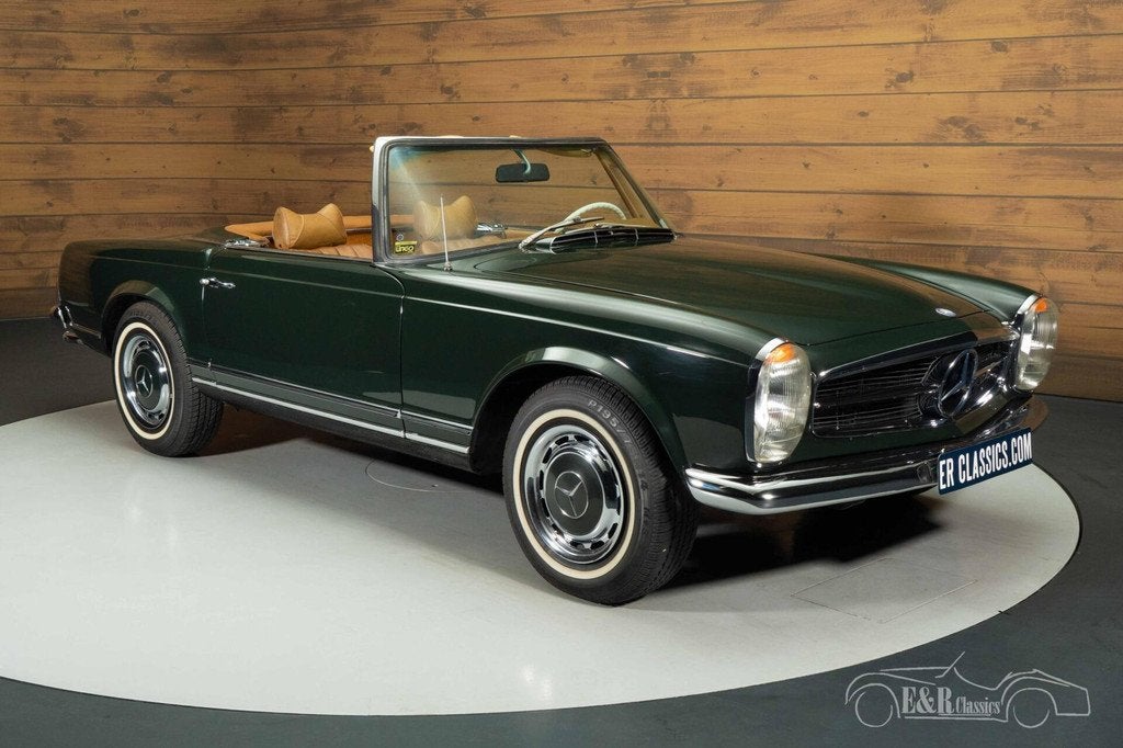 Mercedes 280 SL Cabriolet | 1969, Auto's, Oldtimers, Automaat, Achterwielaandrijving, Cabriolet, 2 stoelen