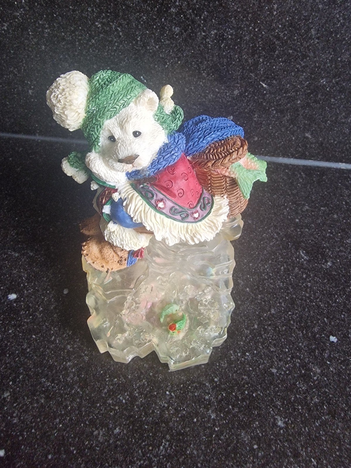 Vintage Enesco Polar Kins Bear Ornament 1995 Karen Hahn, Ophalen of Verzenden, Dier