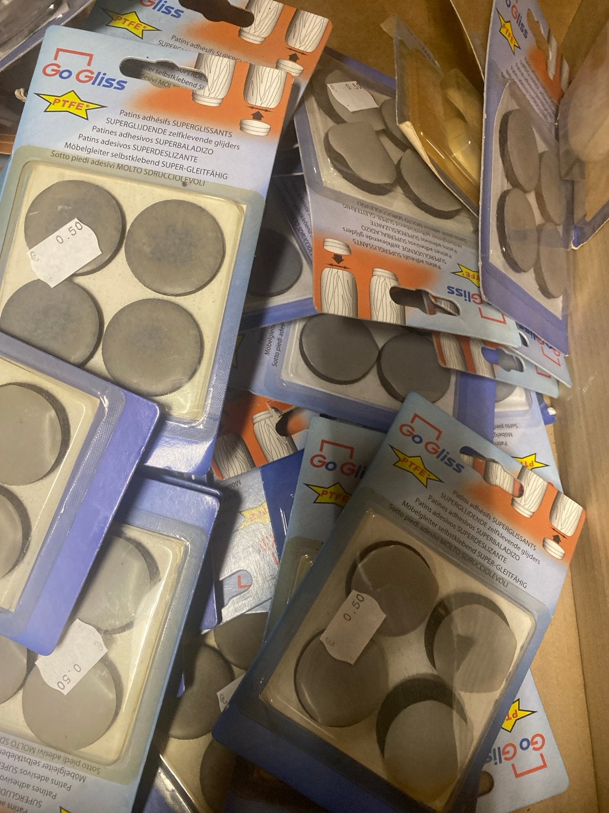 20x Verpakking Vilt Assorti - Go Gliss Meubelglijders, Onbekend, Nieuw, Ophalen of Verzenden, Onbekend