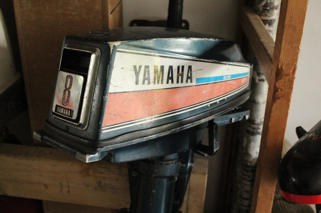 yamaha 8pk outboard, Ophalen, Gebruikt