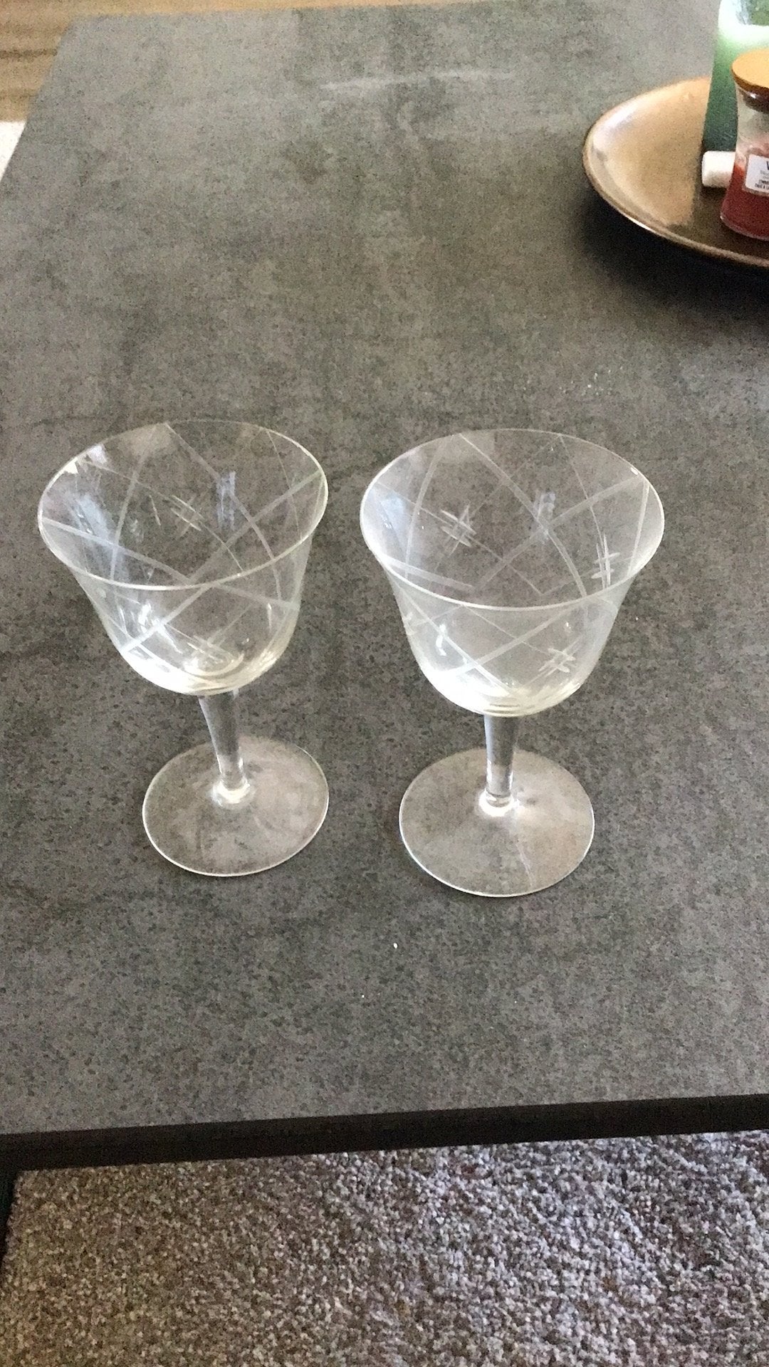 Wijnglazen, Verzamelen, Glas en Borrelglaasjes, Ophalen, Gebruikt, Overige typen