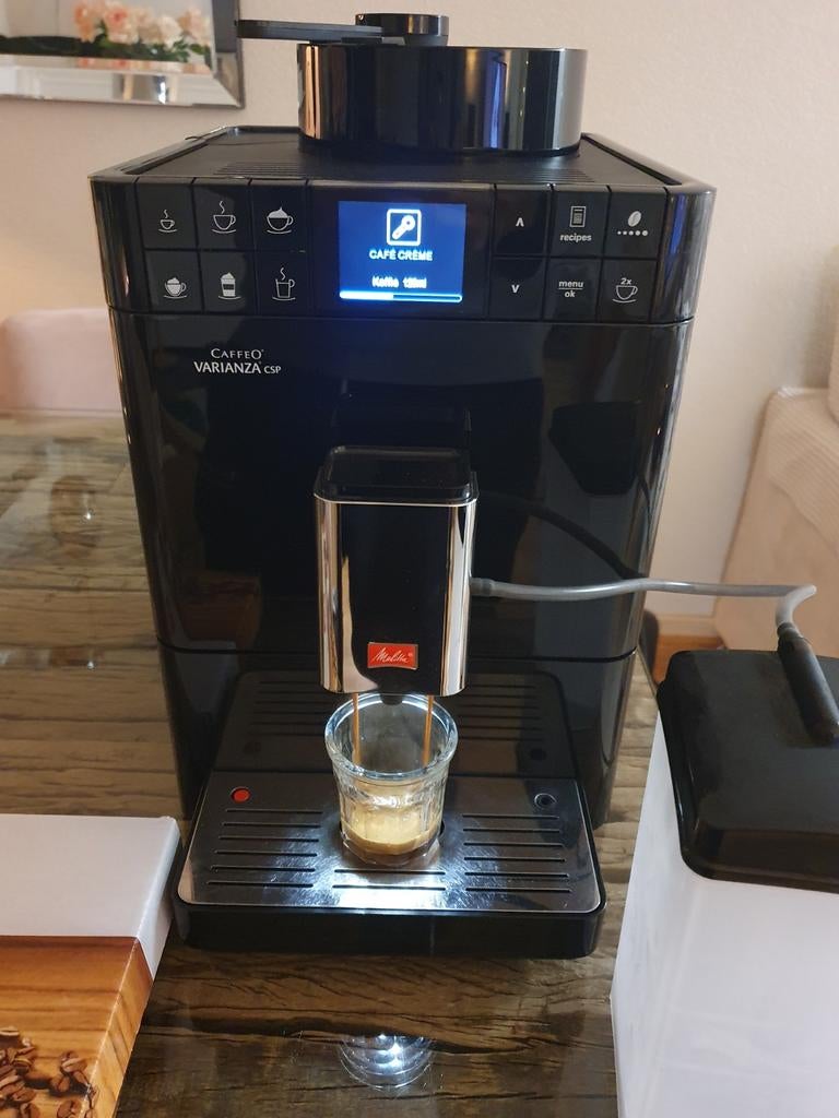 Melitta Caffeo Koffiemachine - Zo goed als nieu, Koffiemachine, Ophalen of Verzenden, Zo goed als nieuw, Gemalen koffie