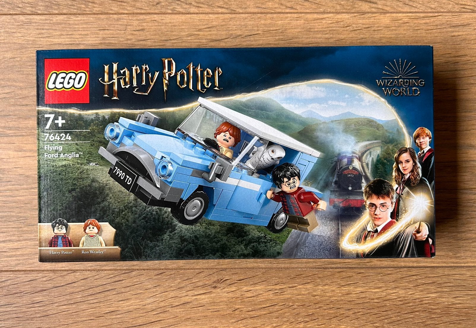 🆕 “NIEUW” LEGO 76424 Harry Potter Vliegende Ford Anglia, Ophalen, Lego, Complete set, Ongeopend/sealed