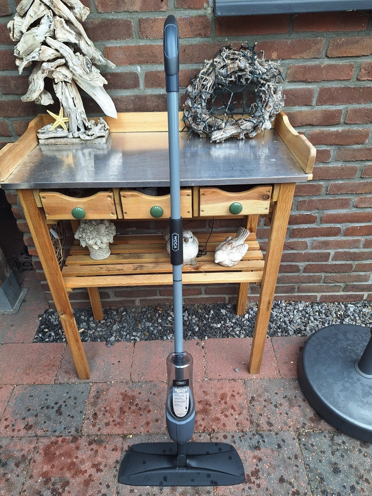 Spraymop Woca, Ophalen