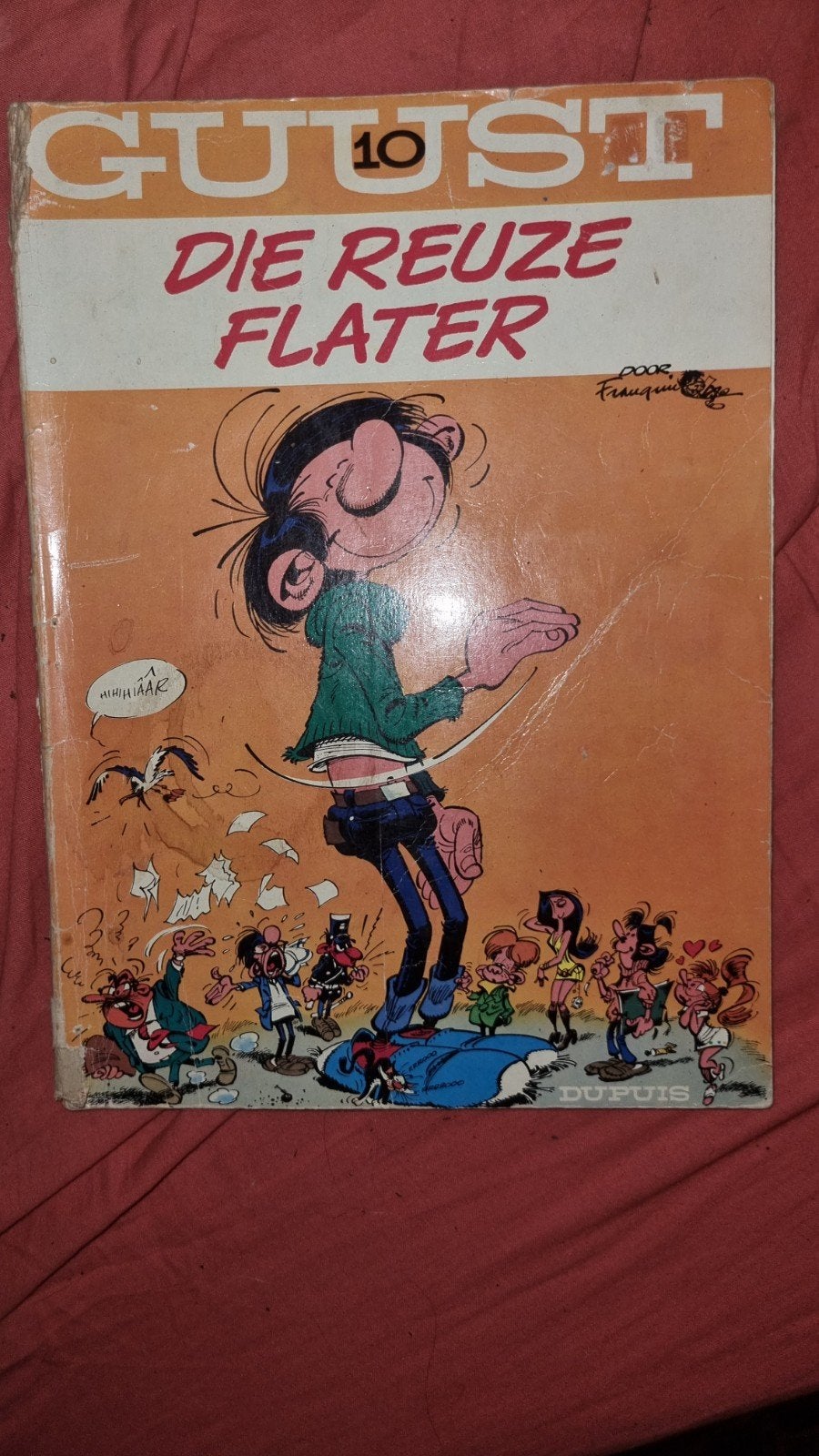 1e druk Guust Flater 10: Die Reuze Flater -, Eén stripboek, Ophalen of Verzenden, Gelezen, André Franquin
