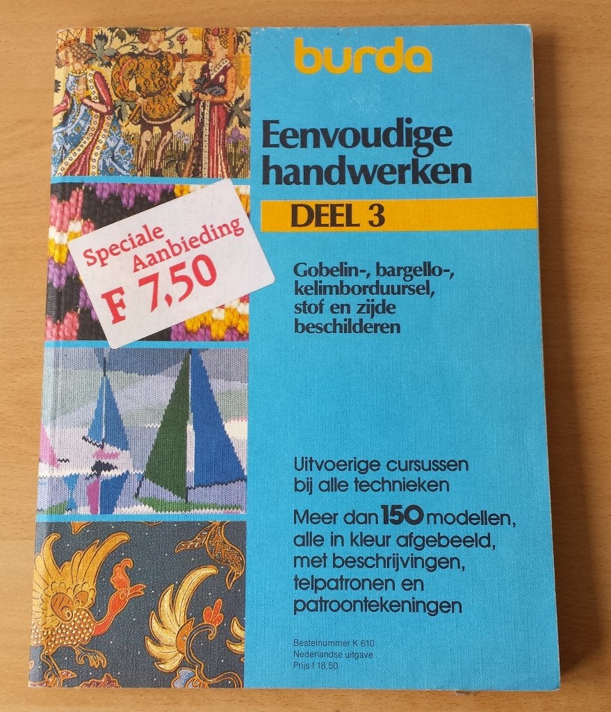 Burda Eenvoudige Handwerken Deel 3 - 1984, Patroon, Gebruikt, Ophalen of Verzenden, Burda