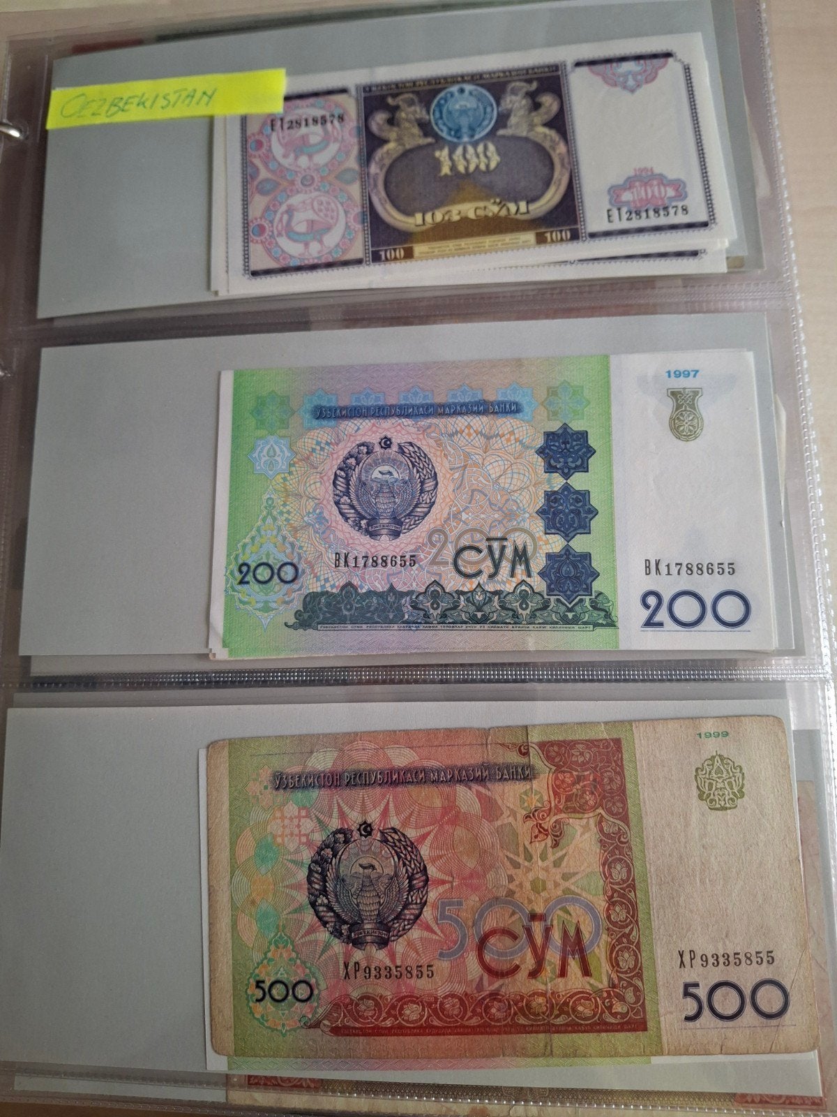 4 biljetten uit Oezbekistan, Ophalen of Verzenden, Centraal-Azië, Setje
