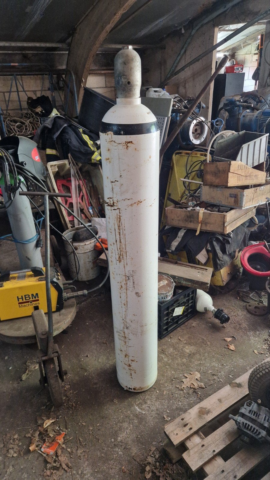 50l fles ademlucht 200bar. 4 stuks. Keur tot 2029., Ophalen, Duikfles